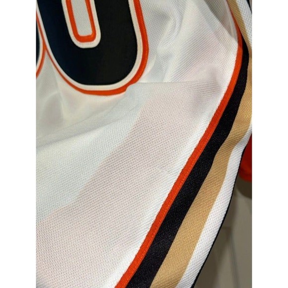 NWT Authentic NHL Anaheim Ducks Adidas Away Hockey Jersey EBUG Tom Hodges 68 3XL - Picture 12 of 12
